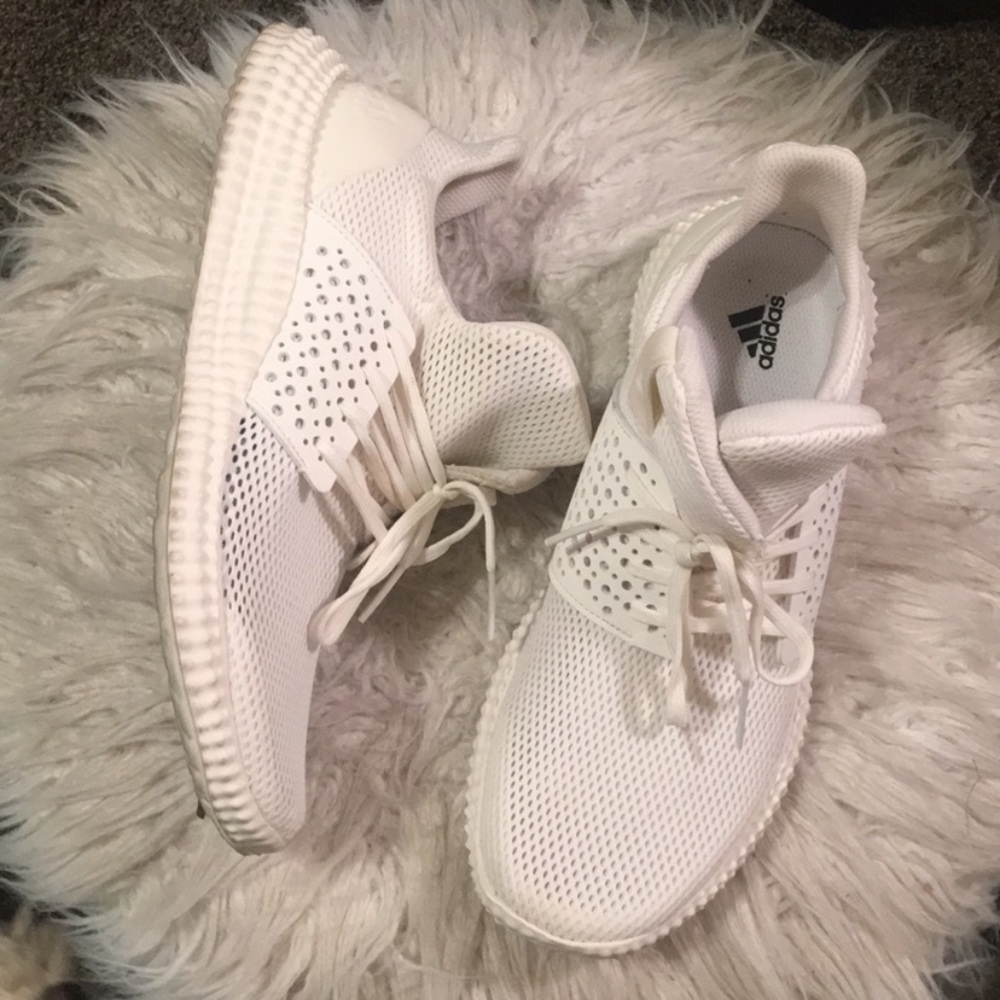 White adidas sneakers